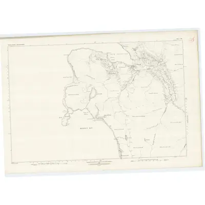 1877 Map of Inverness-shire (Isle of Skye), Sheet XX, 1881 Print