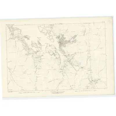 1877 Map of Inverness-shire (Isle of Skye), Sheet XXI, 1881 Print