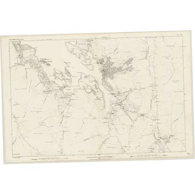 1877 Map of Inverness-shire (Isle of Skye), Sheet XXI, 1881 Print
