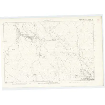 1875 Map of Inverness-shire (Isle of Skye), Sheet XXIII, 1881 Print