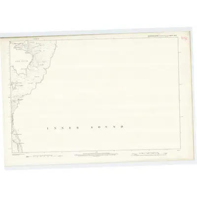 1875 Map of Inverness-shire (Isle of Skye), Sheet XXV, 1879 Print