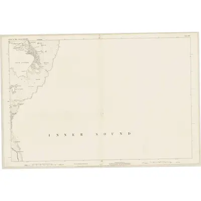 1875 Map of Inverness-shire (Isle of Skye), Sheet XXV, 1879 Print