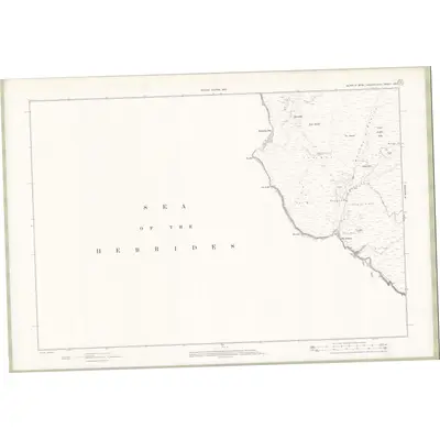 1901 Map of Inverness-shire - Isle of Skye Sheet XXVI, 1903 Print