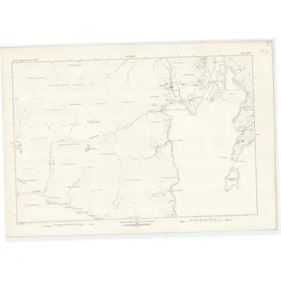 1877 Map of Inverness-shire (Isle of Skye), Sheet XXVII, 1881 Print