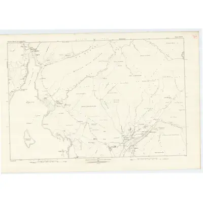 1877 Map of Inverness-shire (Isle of Skye), Sheet XXVIII, 1881 Print