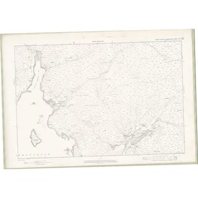 1901 Map of Inverness-shire - Isle of Skye Sheet XXVIII, 1903 Print