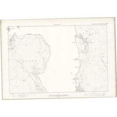 1901 Map of Inverness-shire - Isle of Skye Sheet XXX, 1903 Print