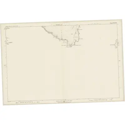 1875 Map of Inverness-shire (Isle of Skye), Sheet XXXII & XXXIIA, 1880 Print