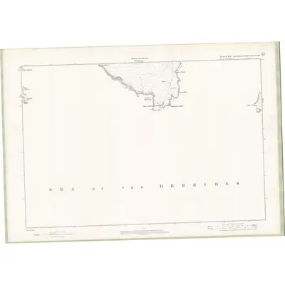 1901 Map of Inverness-shire - Isle of Skye Sheet XXXII & XXXIIa, 1903 Print