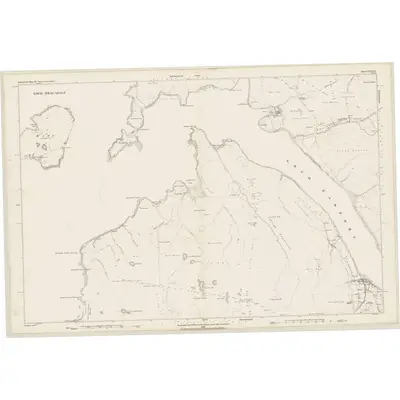 1877 Map of Inverness-shire (Isle of Skye), Sheet XXXIII, 1881 Print