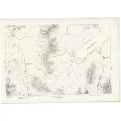 1877 Map of Inverness-shire (Isle of Skye), Sheet XXXIX, 1882 Print