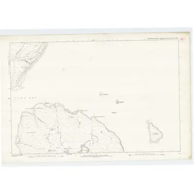 1875 Map of Inverness-shire (Isle of Skye), Sheet XXXVI, 1879 Print