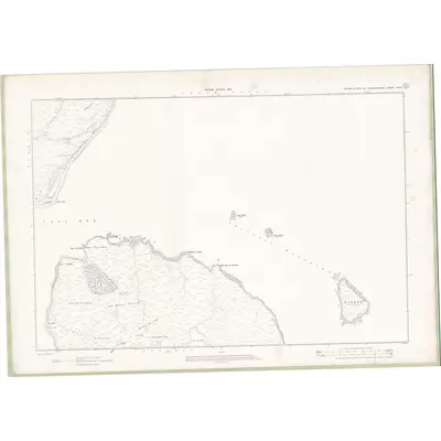 1901 Map of Inverness-shire - Isle of Skye Sheet XXXVI, 1903 Print