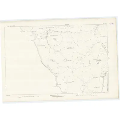1877 Map of Inverness-shire (Isle of Skye), Sheet XXXVII, 1881 Print