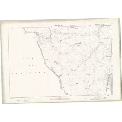 1901 Map of Inverness-shire - Isle of Skye Sheet XXXVII, 1903 Print