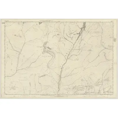 1870 Map of Inverness-shire (Mainland), Sheet C, 1872 Print