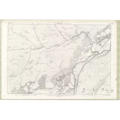 1899 Map of Inverness-shire - Mainland Sheet CI, 1903 Print