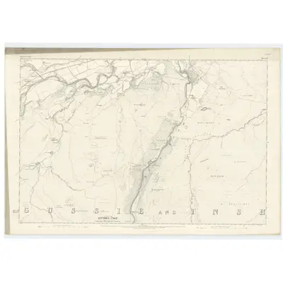 1870 Map of Inverness-shire (Mainland), Sheet CII, 1872 Print