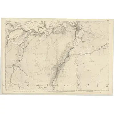 1870 Map of Inverness-shire (Mainland), Sheet CII, 1872 Print