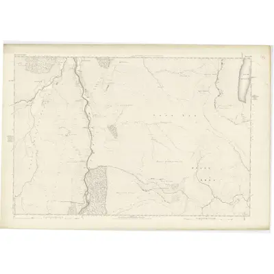 1869 Map of Inverness-shire (Mainland), Sheet CIII, 1872 Print
