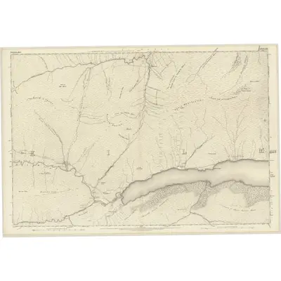 1872 Map of Inverness-shire (Mainland), Sheet CIX, 1876 Print
