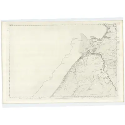 1871 Map of Inverness-shire (Mainland), Sheet CL, 1876 Print