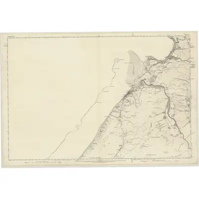 1871 Map of Inverness-shire (Mainland), Sheet CL, 1876 Print