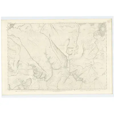 1870 Map of Inverness-shire (Mainland), Sheet CLI, 1875 Print