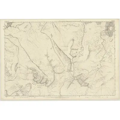 1870 Map of Inverness-shire (Mainland), Sheet CLI, 1875 Print