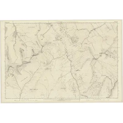 1870 Map of Inverness-shire (Mainland), Sheet CLII, 1873 Print