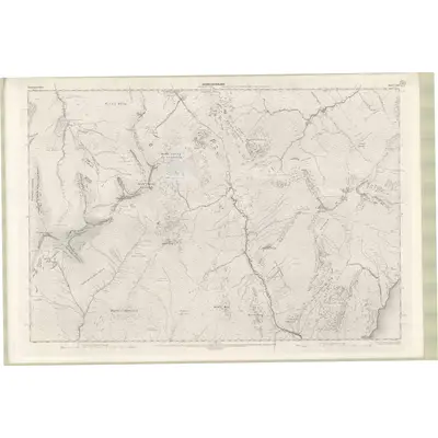 1899 Map of Inverness-shire - Mainland Sheet CLII, 1902 Print