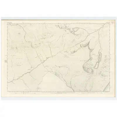 1870 Map of Inverness-shire (Mainland), Sheet CLIV, 1872 Print