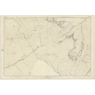 1870 Map of Inverness-shire (Mainland), Sheet CLIV, 1872 Print