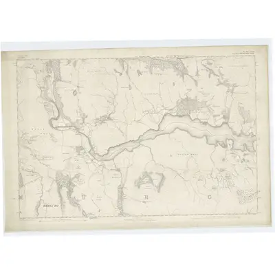 1872 Map of Inverness-shire (Mainland), Sheet CLVII, 1875 Print