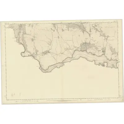1873 Map of Inverness-shire (Mainland), Sheet CLVII, 1876 Print