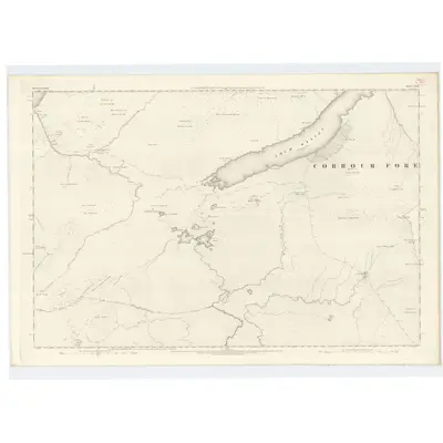 1870 Map of Inverness-shire (Mainland), Sheet CLXIII, 1872 Print