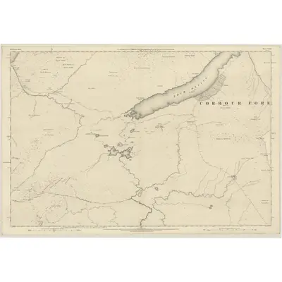 1870 Map of Inverness-shire (Mainland), Sheet CLXIII, 1872 Print