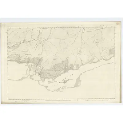 1870 Map of Inverness-shire (Mainland), Sheet CLXVI, 1873 Print