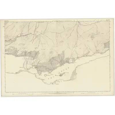 1870 Map of Inverness-shire (Mainland), Sheet CLXVI, 1873 Print