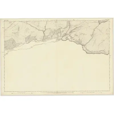 1870 Map of Inverness-shire (Mainland), Sheet CLXVII, 1873 Print