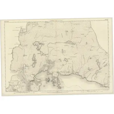 1873 Map of Inverness-shire (Mainland), Sheet CVI, 1876 Print