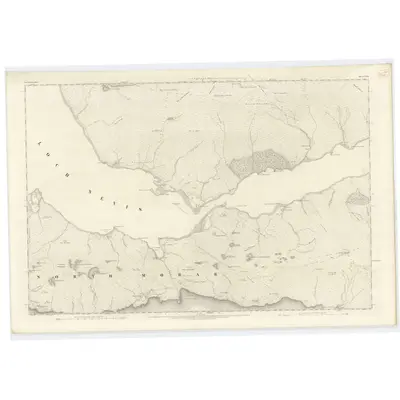 1873 Map of Inverness-shire (Mainland), Sheet CVII, 1876 Print