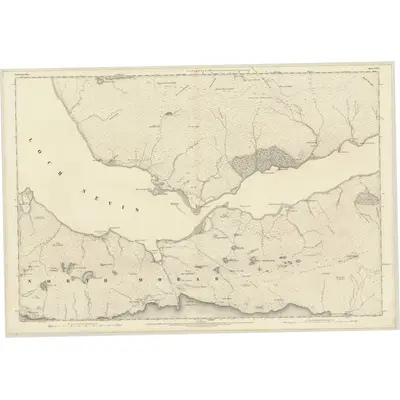 1873 Map of Inverness-shire (Mainland), Sheet CVII, 1876 Print