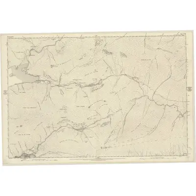 1872 Map of Inverness-shire (Mainland), Sheet CVIII, 1876 Print