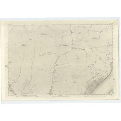 1872 Map of Inverness-shire (Mainland), Sheet CXI, 1874 Print