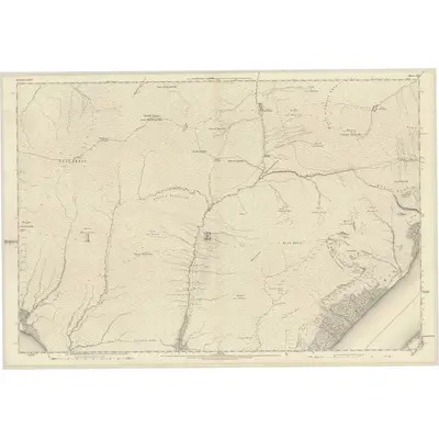 1872 Map of Inverness-shire (Mainland), Sheet CXI, 1874 Print