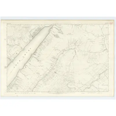 1870 Map of Inverness-shire (Mainland), Sheet CXII, 1873 Print