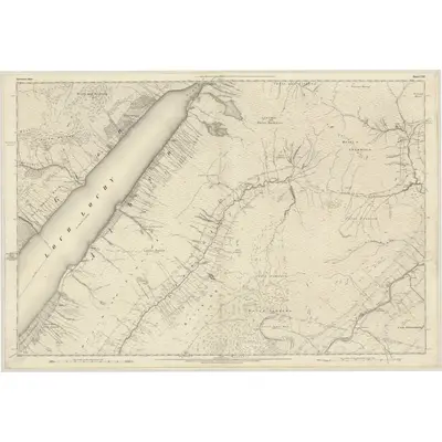 1870 Map of Inverness-shire (Mainland), Sheet CXII, 1873 Print