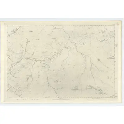 1870 Map of Inverness-shire (Mainland), Sheet CXIII, 1872 Print