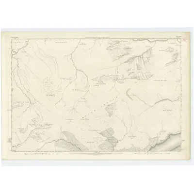 1871 Map of Inverness-shire (Mainland), Sheet CXIV, 1872 Print